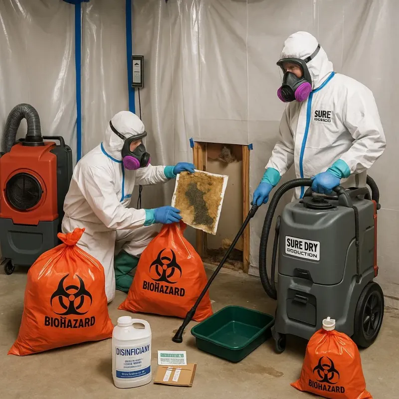 Contaminated Water Handling Protocols process in Blossom, TX