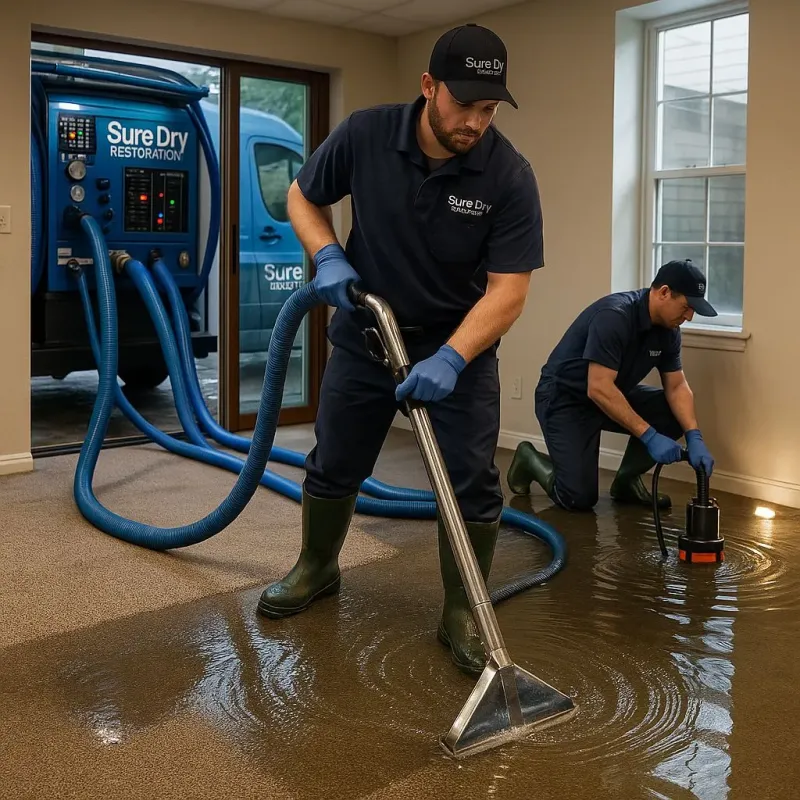 Water Extraction and Removal process in Blossom, TX